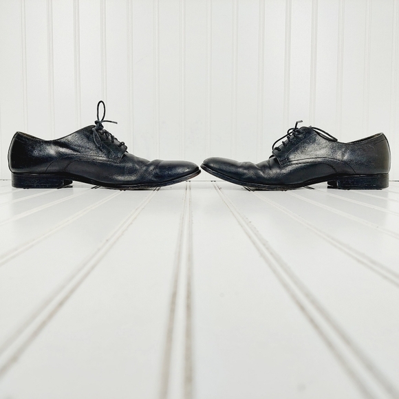 Hugo Boss  Black Mitano Leather Lace Up Dress Business Casual Derby Shoes C629 main image 12